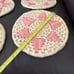 Vintage Boho hand Woven Wicker Straw Trivets / Set 5 pieces