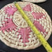 Vintage Boho hand Woven Wicker Straw Trivets / Set 5 pieces