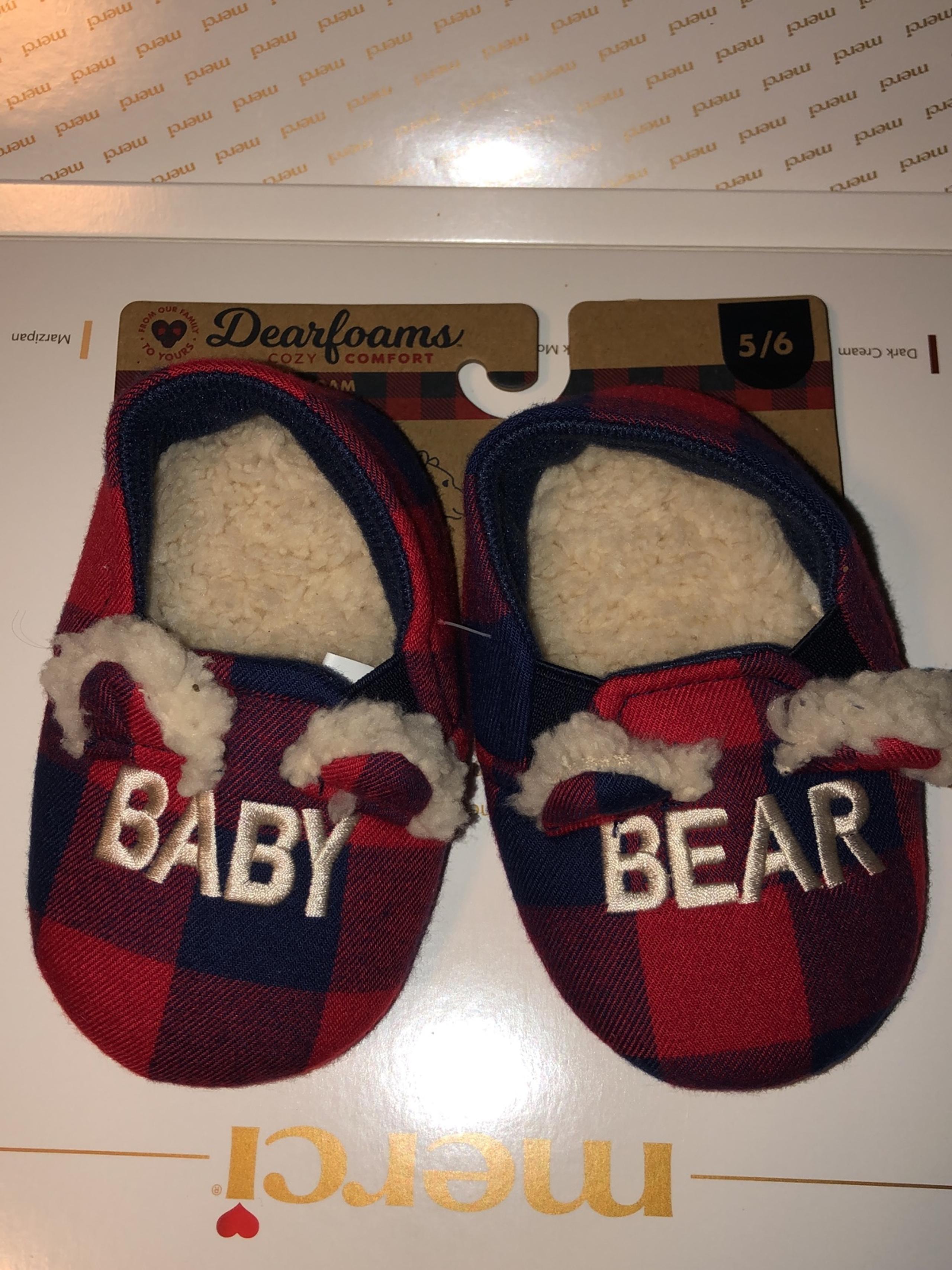Baby Bear Slippers sz 5-6