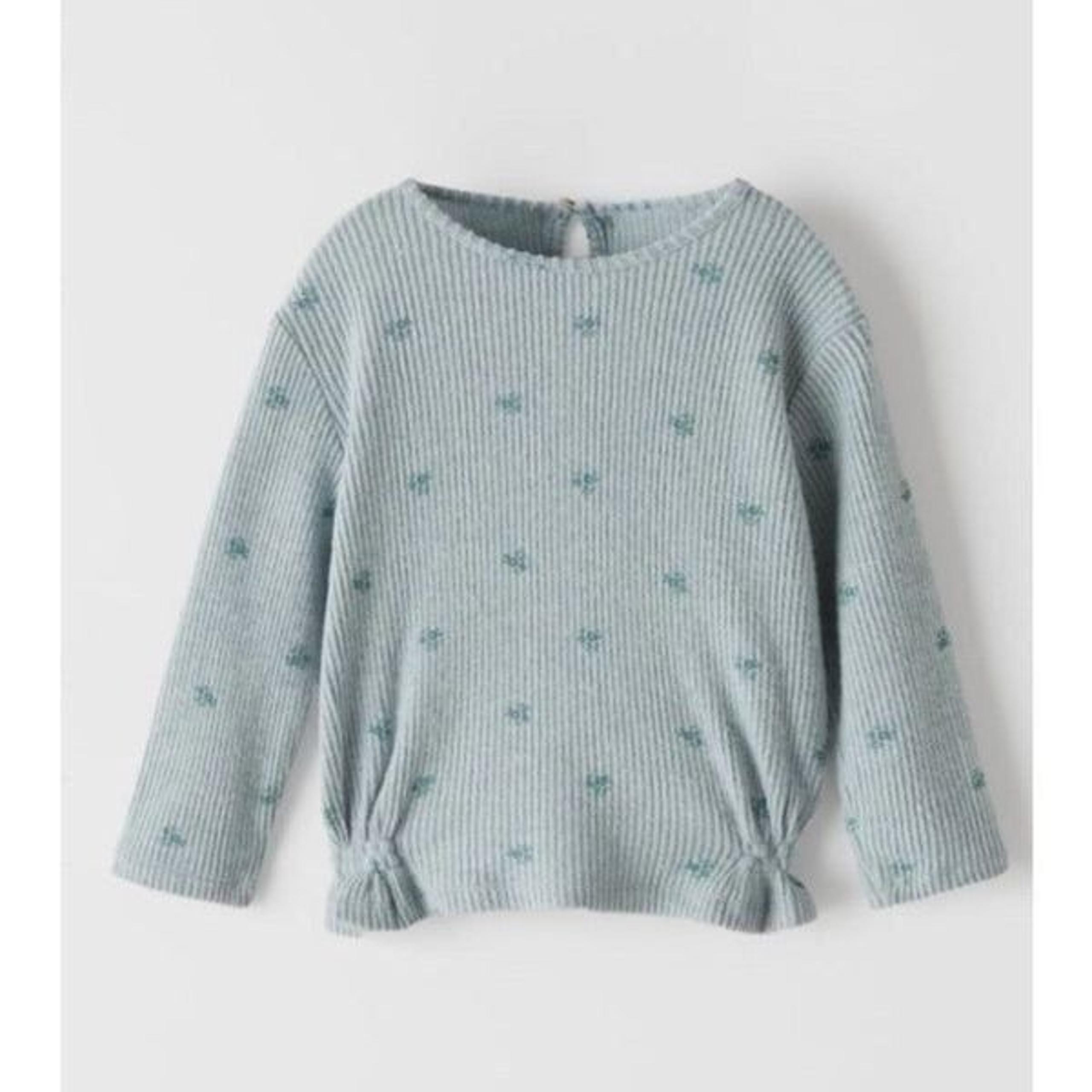 Zara baby Floral Soft Felt Shirt 9-12M