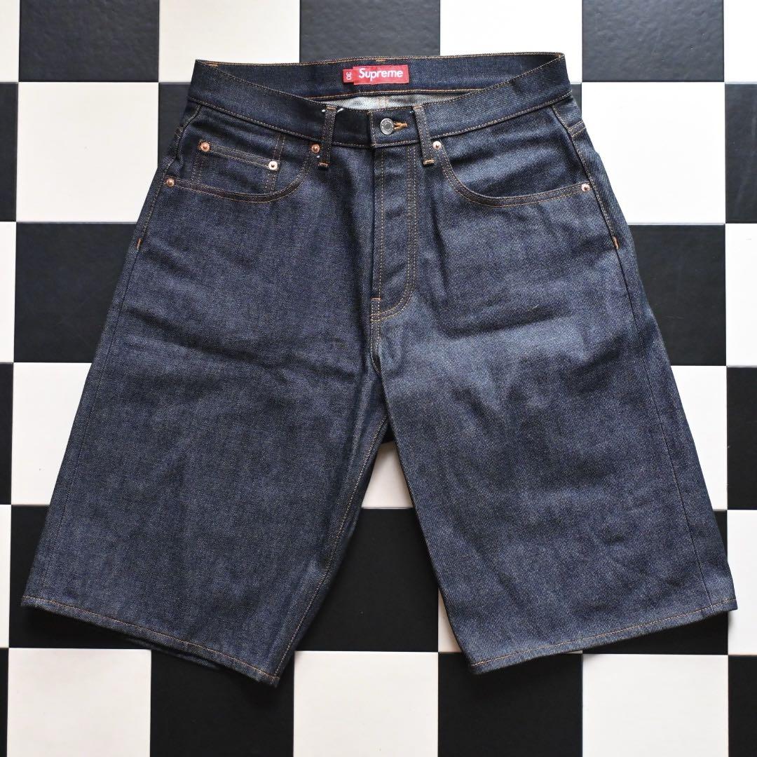 Supreme Patchwork Velour Short Dark Navy Casual shorts