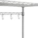Kitchen Storage Baker's Rack with Removable Top, Chrome/Beige, 18 -23xcv