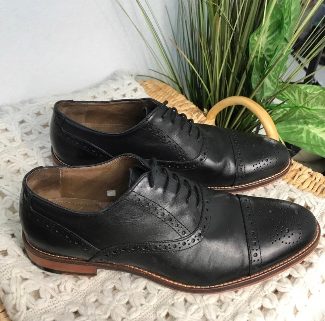 Johnston & Murphy Cap Toe Leather Oxford