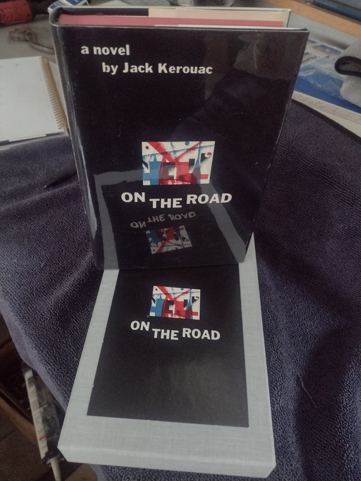 On the road novel by Jack Kerouac facsimile of first edition
