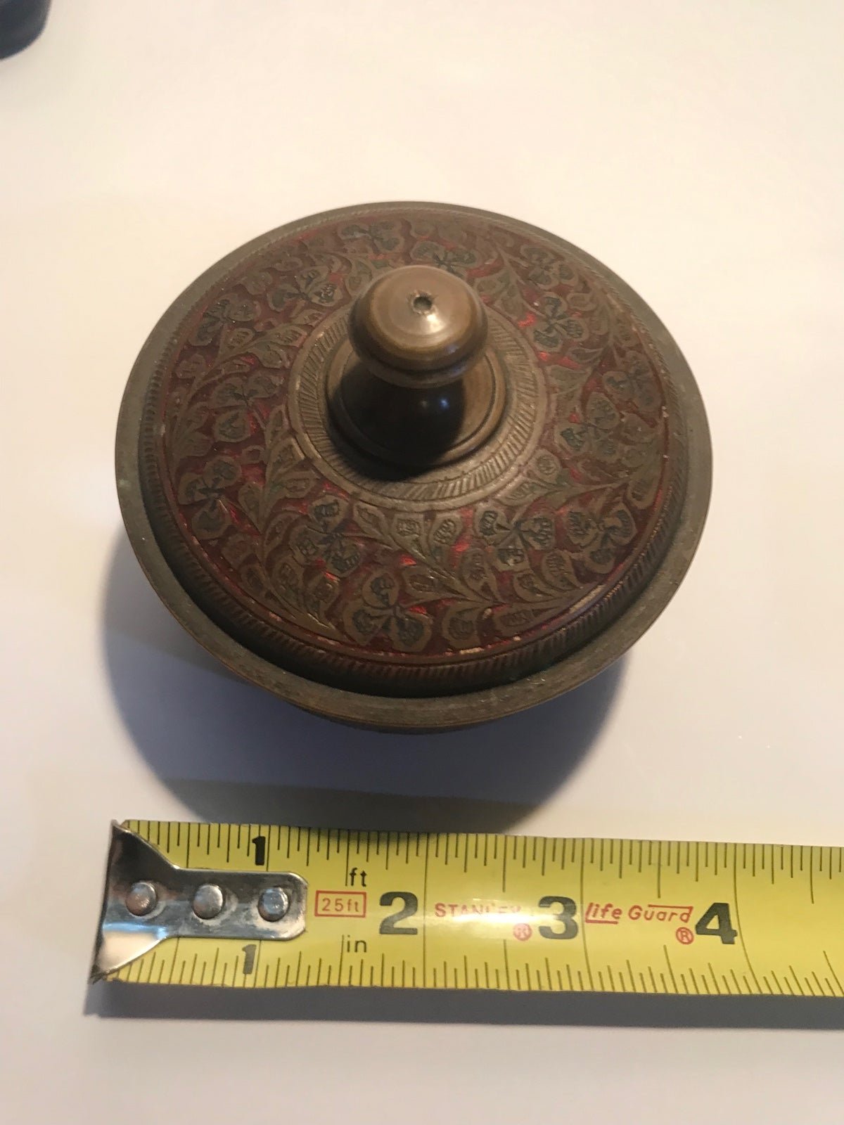 Vintage India Brass Bowl and lid