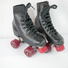 Chicago Skates Youth Boys Rink Skate Black Size 1 Urethane Wheels No Insoles