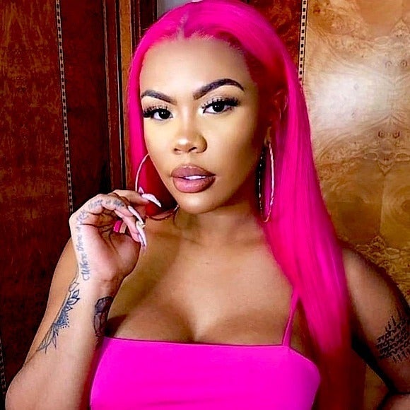 Celebrity Wow factor pink lace front wig
