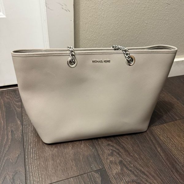Michael Kors Women’s Saffiano Leather Jet Set Tote Bag Purse