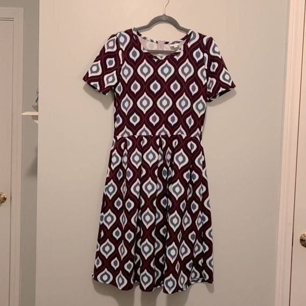 Patterned 'Amelia' Lularoe Dress