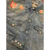 Women's XS Vintage Polo Ralph Lauren Embroidered Floral Roses Denim Pearl Snap