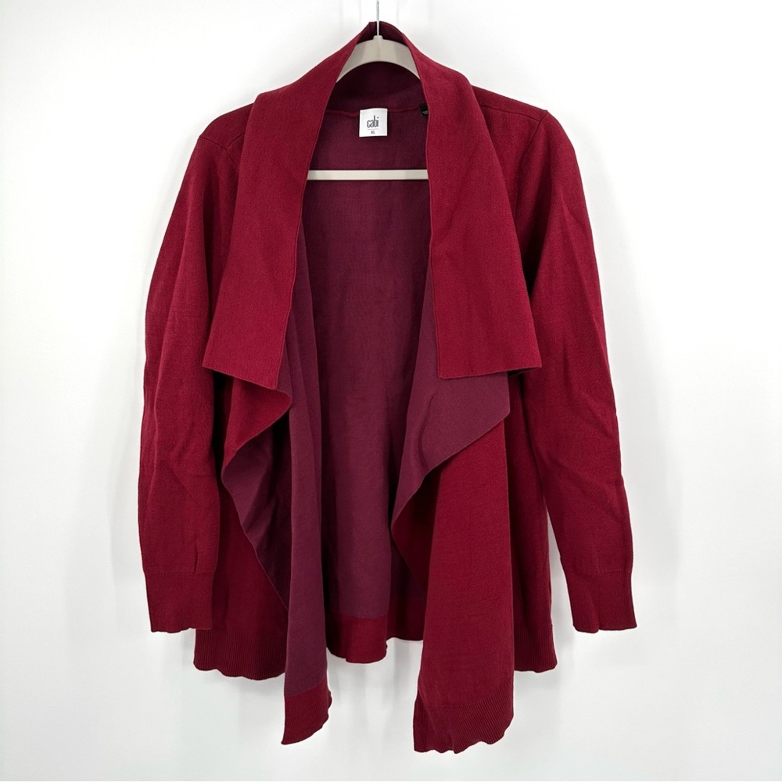 CAbi Cozy Up Waterfall Cardigan Size XL