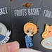 Fruits Basket Chibi Tohru & Sohma Zodiac Animals cardholder pins set