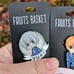 Fruits Basket Chibi Tohru & Sohma Zodiac Animals cardholder pins set