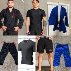 XXL A5 Jiu Jitsu Gi, Rash Guard, and Shorts Bundle