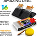 16 Pieces Premium Artist Paint Brush Set - Includes Palette Knife, Sponge, Organ