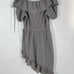 NWT LoveShackFancy (RUNS BIG)haley gingham off the shoulder dress