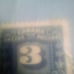 Rare deep blue Canadian 3cent postage due stamp