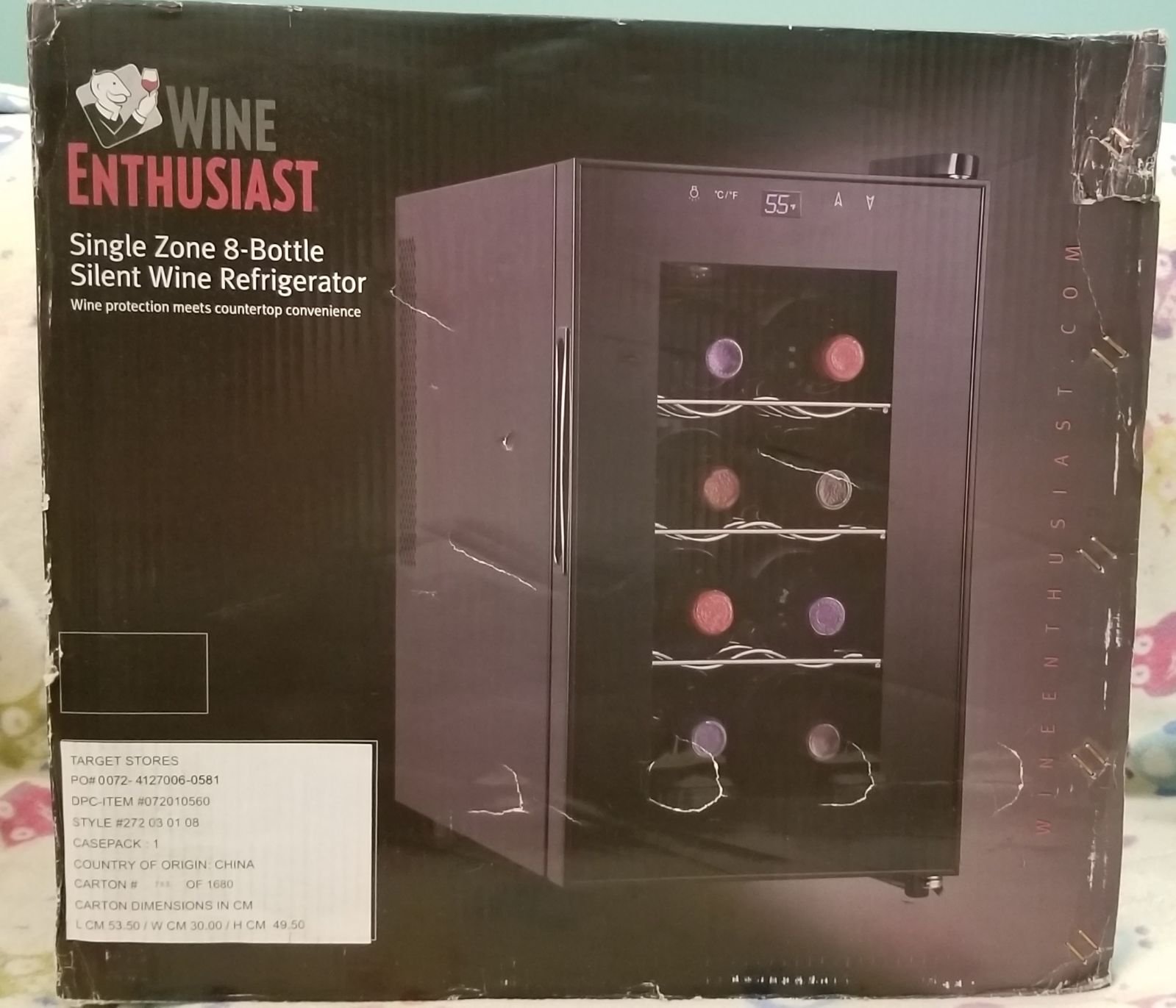 Wine Enthusiast 8 btl Wine Refridgerator