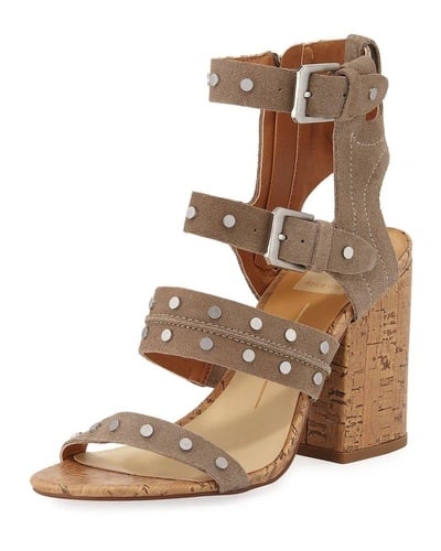 Dolce vita Eddie taupe suede heels