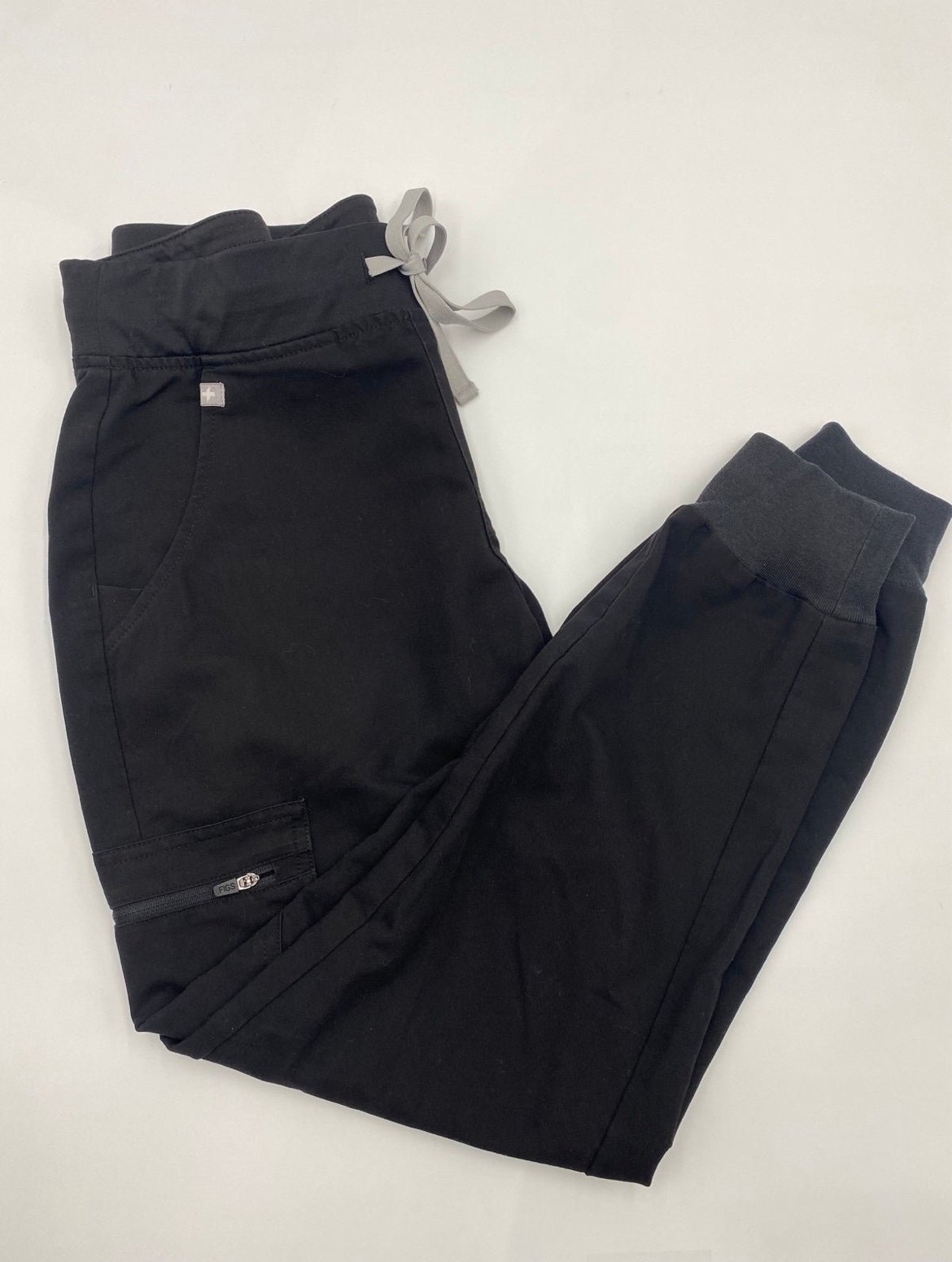 FIG Clothing Zamora Jogger Scrub Pants in Black