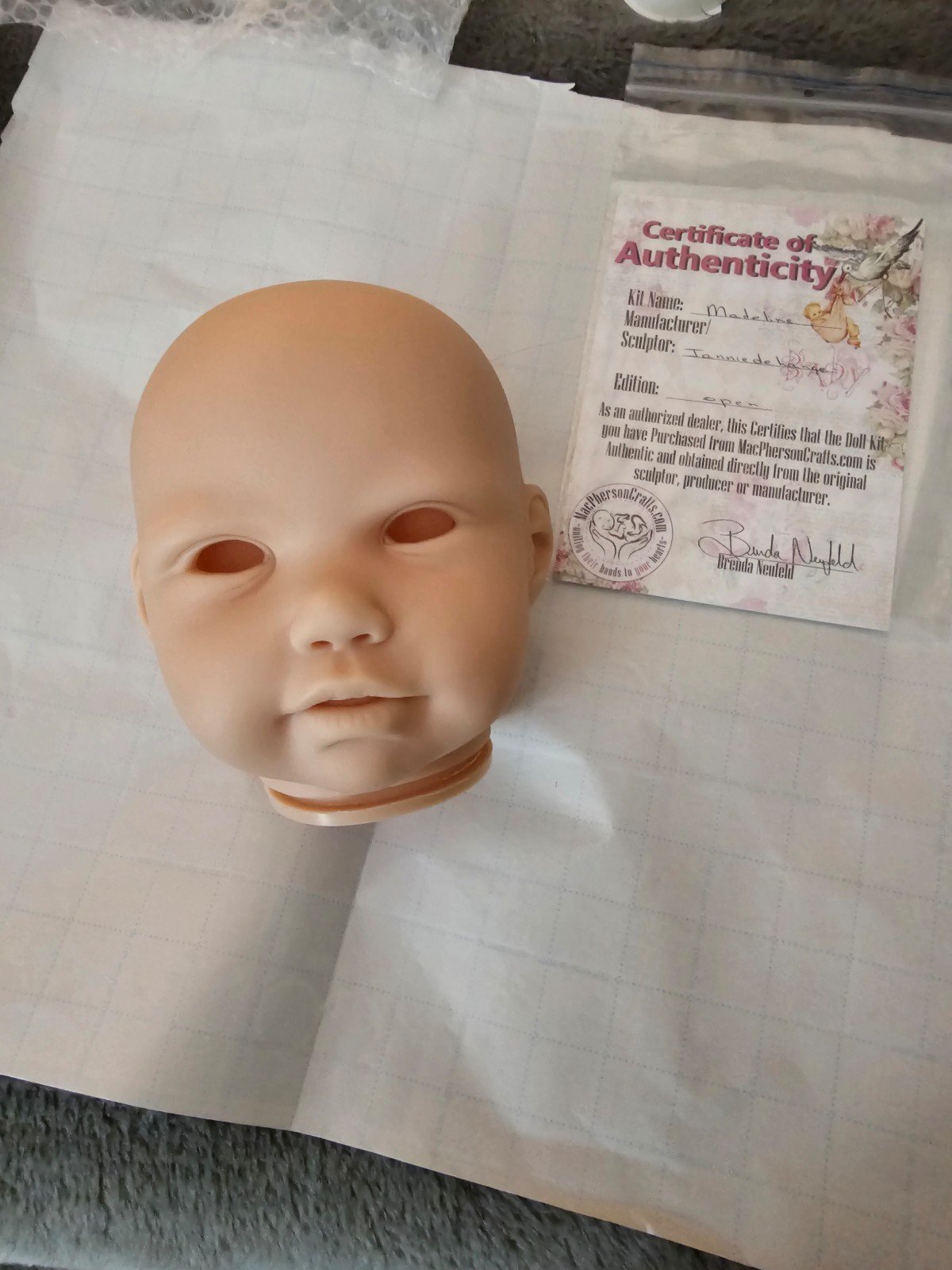 Madeline by Jannie De Lange toddler kit with coa and body
