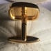 Vintage Zodaca Men’s cufflink in Roman’s Black And Gold Carved Style