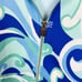 NWT Hill House The Allie Zip-Up in Ocean Kaleidoscope Sz S Hippie 70s Colorful