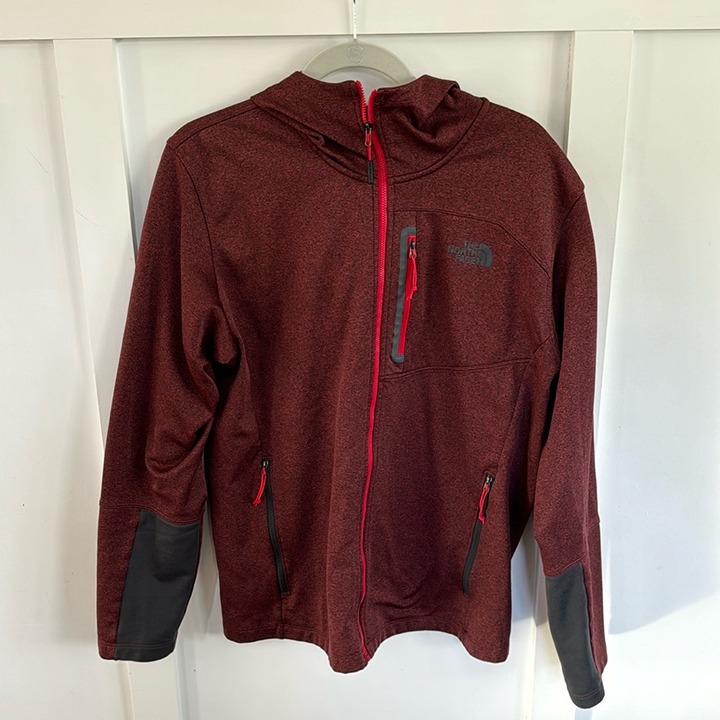 Men's Northface T164 Canyonland Burgundy Outdoor Hiking Jacket Size Large