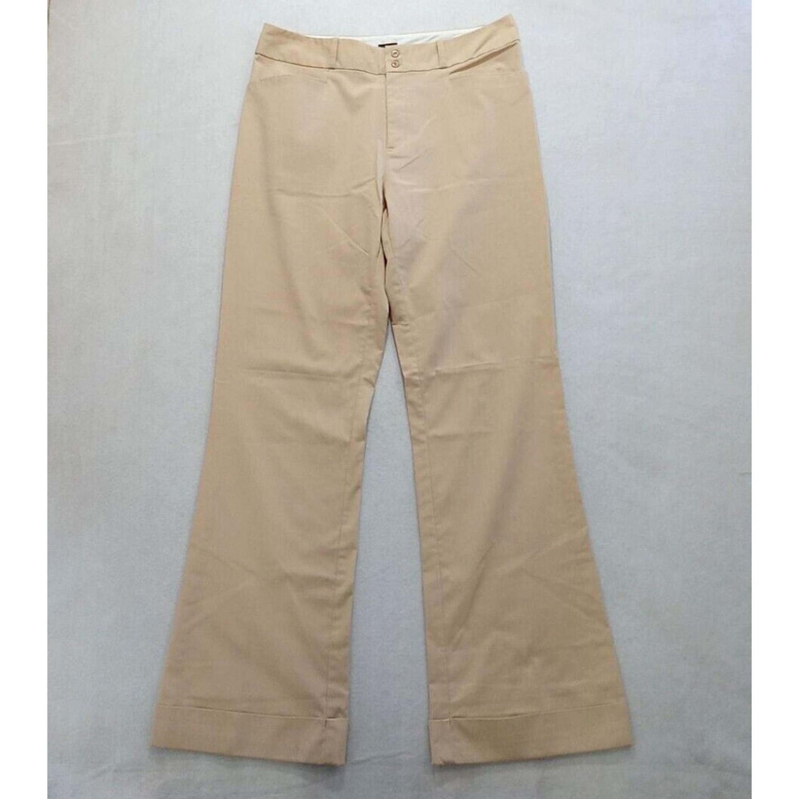 Tangents Dress Pants Women's Size 10 Beige Cuffed