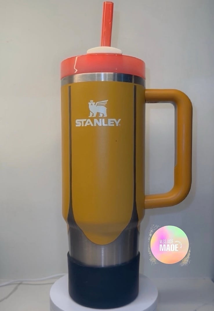 CUSTOM Stanley Pencil Cup Tumbler and Protective Boot