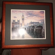 THOMAS KINKADE - LONDON A/P Big Ben 18 x 24