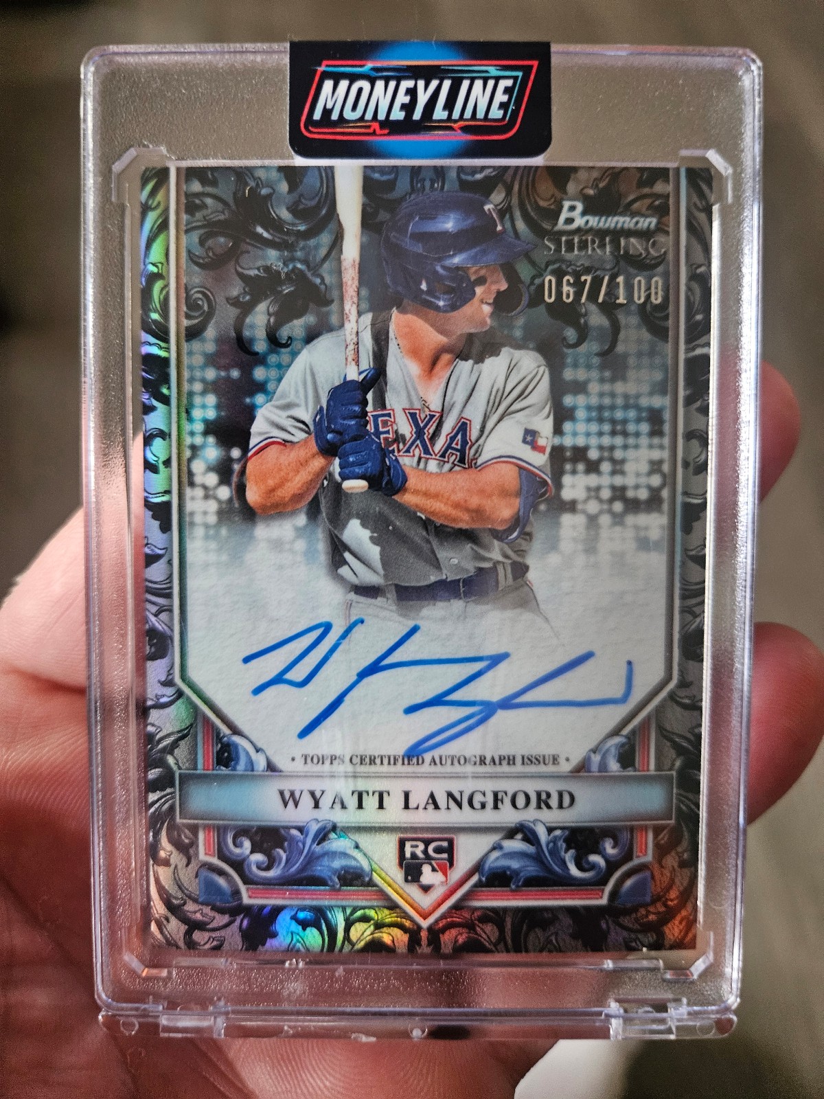2024 Bowman Sterling - Wyatt Langford Autograph RC /100