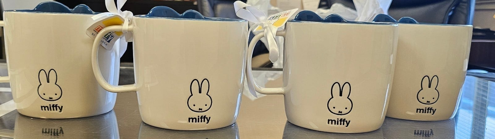 SET of 4 MIFFY MUGS