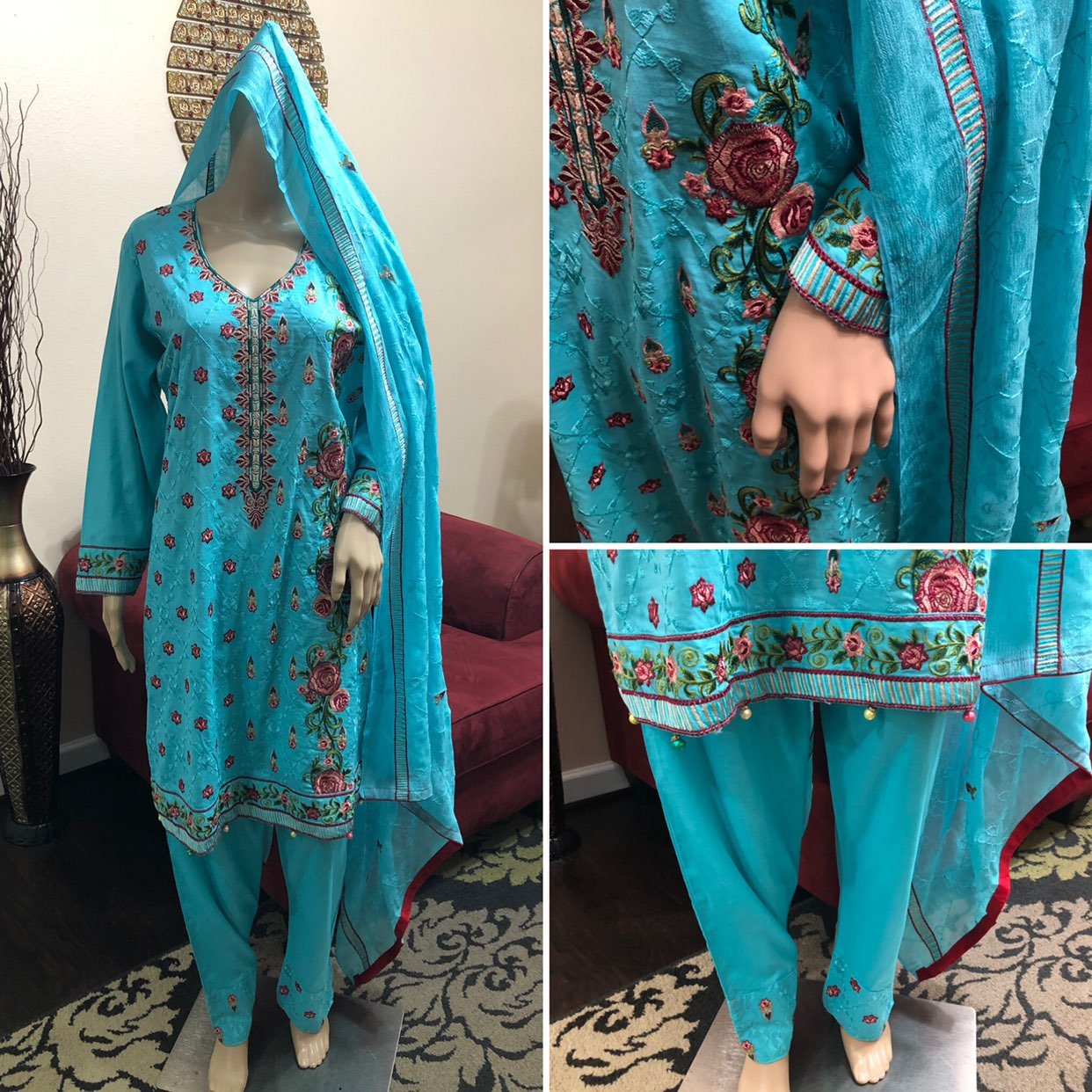 embroidered Lawn Suit