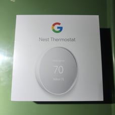 Google Nest Thermostat Snow