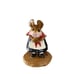 Wee Forest Folk WFF M-254 Little Nell Navy Blue Dress, Red Scarf 2000