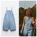 ZARA WOMEN DENIM TRE JUMPSUIT