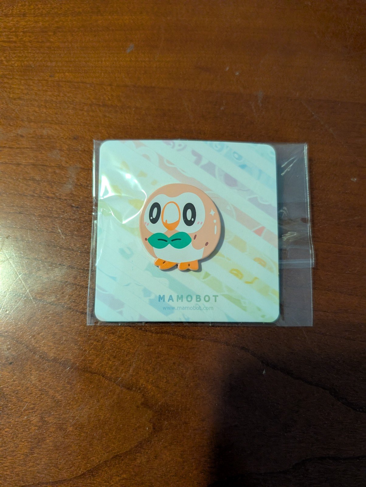 Mamobot Pokemallow Rowlet V2 Pin
