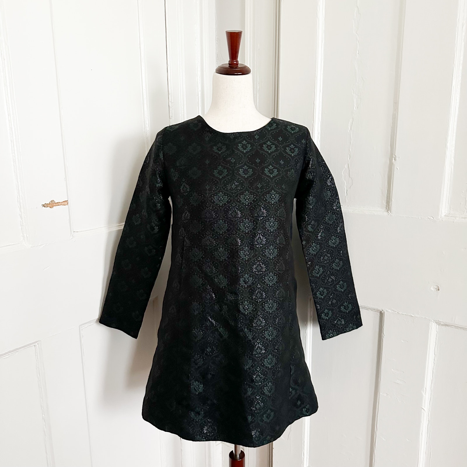 Sister Jane Black & Green Baroque Dress