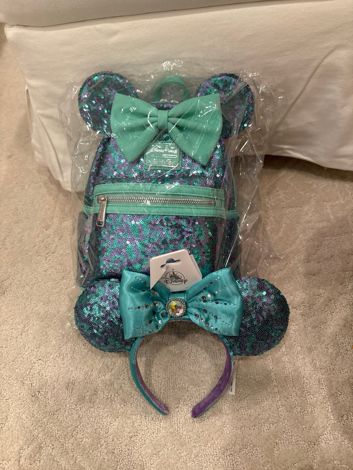 Disney Loungefly Ears & Backpack NEW with Tags