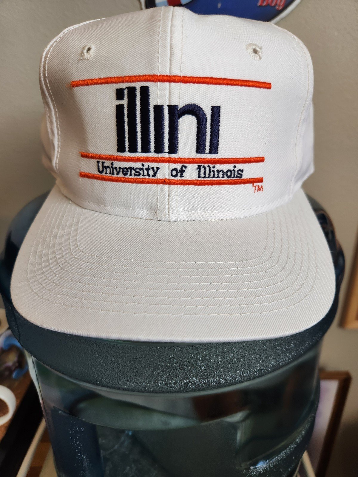 The Game Hat Illini, University of Illinois, Rare to find good condition, White