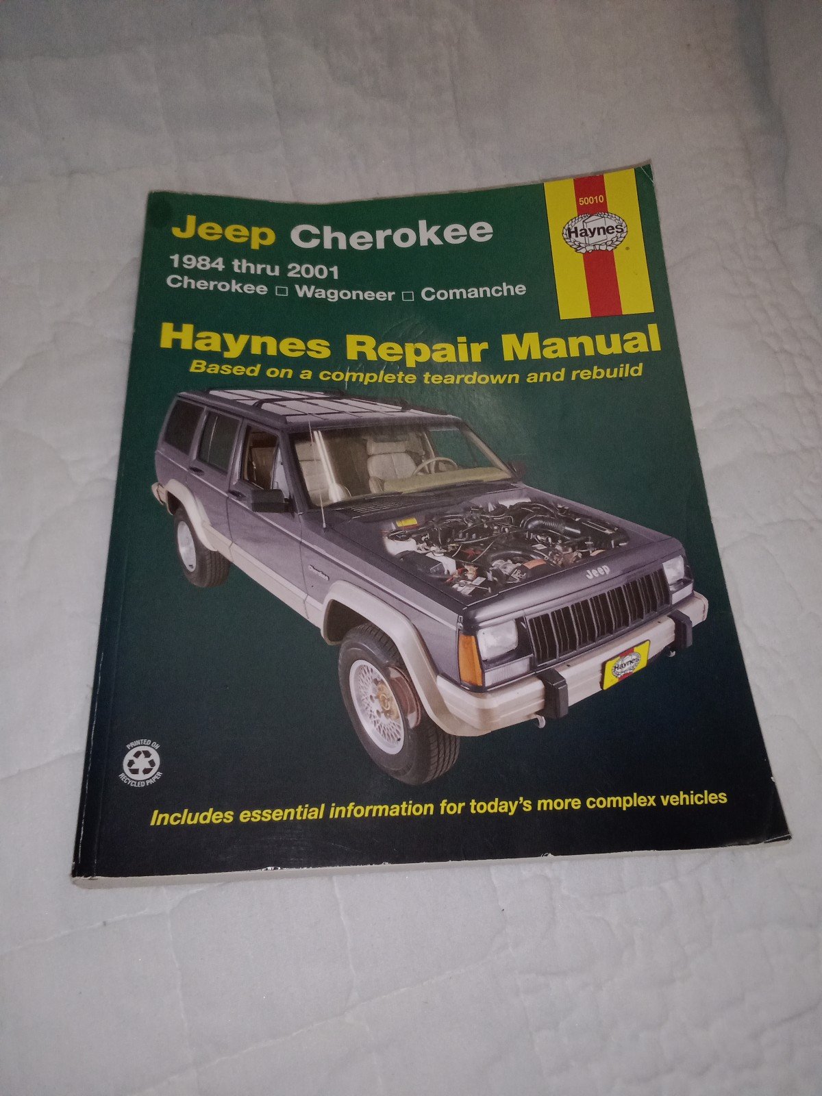 Jeep Cherokee 1984 Thur 2001 Haynes Repair Manual