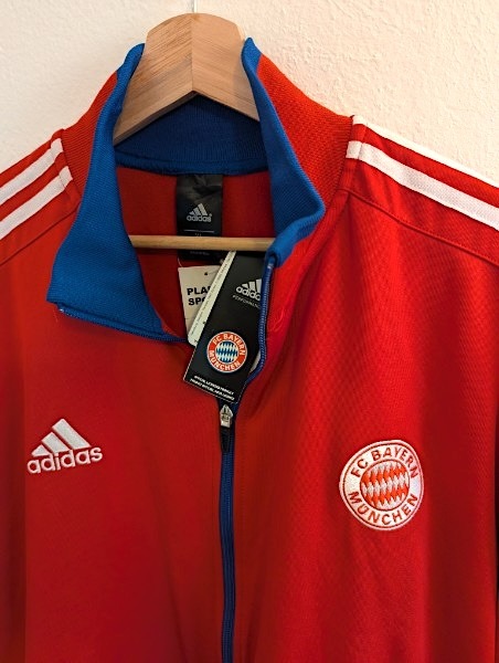 Brand New Bayern Munich Adidas Full Zip Jacket