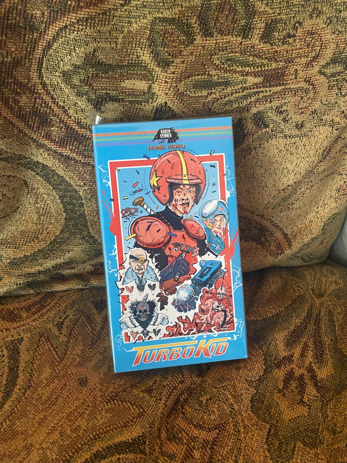 Turbo Kid VHS rare Canada import blue slipcase edition cassette tape