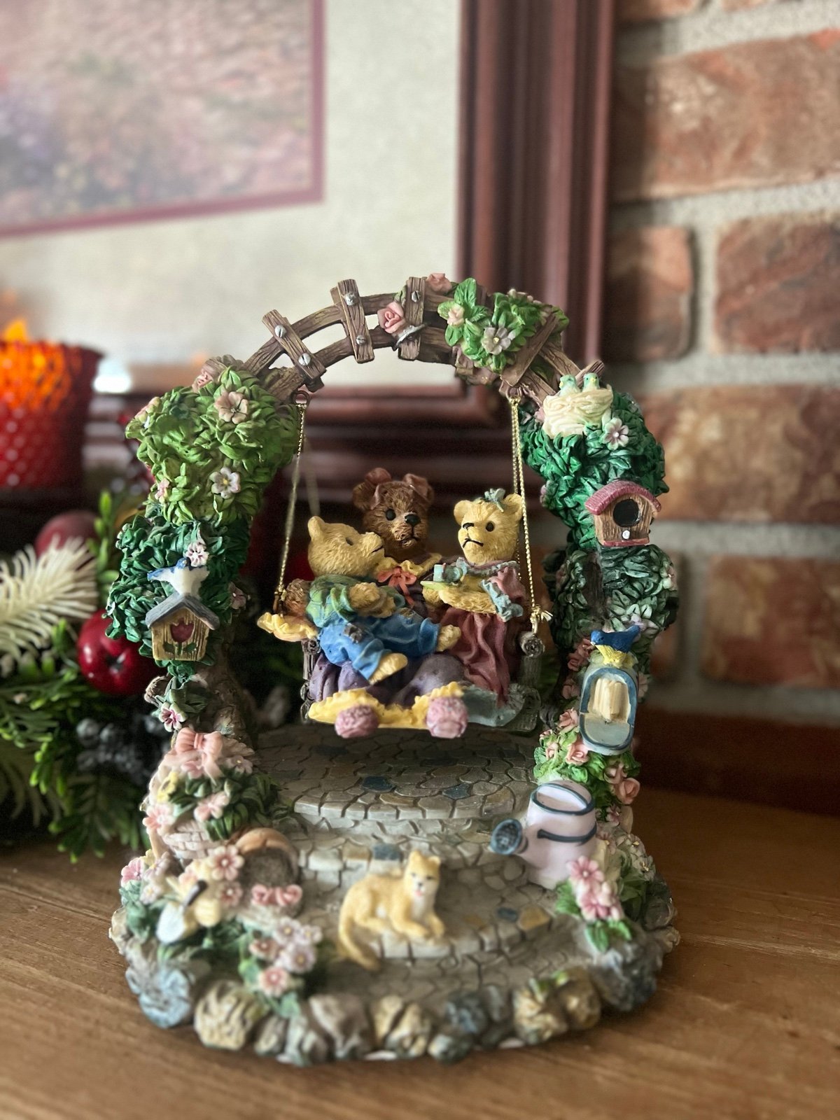 Rare Vintage 1978 Teddy Bear Garden Musical