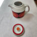 Arzberg 3000 Sicilia Teapot + lid Modern MCM Germany Orange Rare Tea Pot 1970s