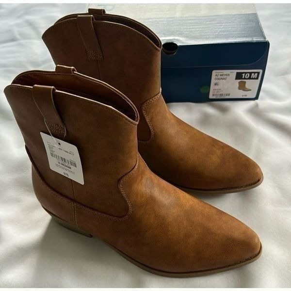 Arizona Western Boots Womens 10 Brown Memory Foam