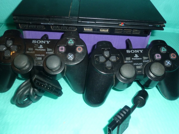 Sony PlayStation 2 consoles WITH 2 GENUINE SONY CONTROLLERS FOR REPAIR