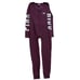 PINK Victorias Secret Sequin Naughty is the New Nice Long John Pajamas Size L