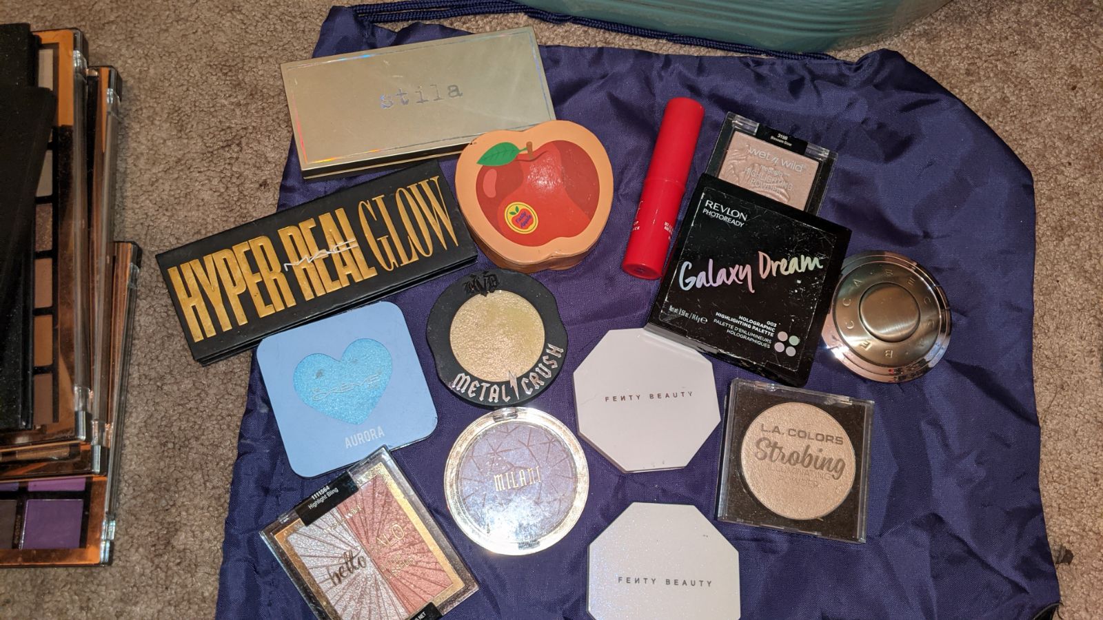 highlighter makeup lot